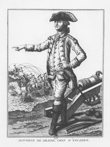 François-Joseph Paul, Graaf van Grasse (gravure) door French School