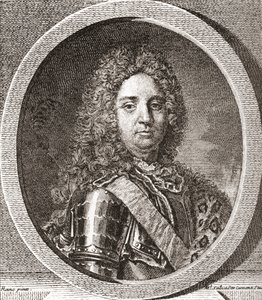 François-Marie de Broglie, 1e hertog van Broglie, 1671-1745. Franse militaire leider. Uit Les Heures Libres gepubliceerd in 1908