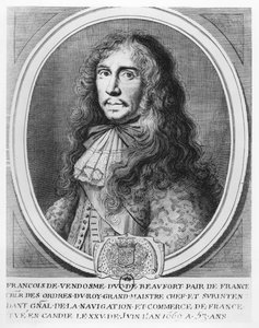 François de Bourbon, Hertog van Beaufort (gravure)