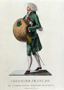 Franse ridder van de Orde van St. Louis, 1787 door French School