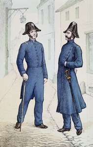 Franse politieagenten c.1829-30 door French School