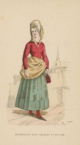 Franse burgerlijke vrouw uit het bewind van Karel VI, 1382