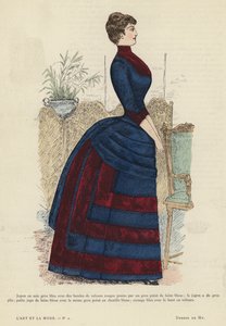Franse modeplaat, 1885-86 door French School