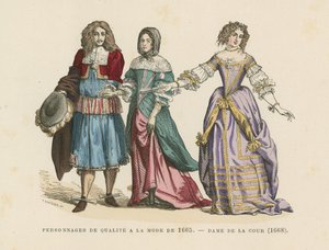 Franse mode, 17e eeuw door French School