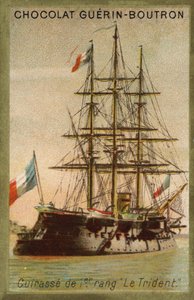 Frans pantserschip Trident door French School
