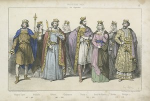 Franse koningen en koninginnen van de 10e, 11e en 12e eeuw