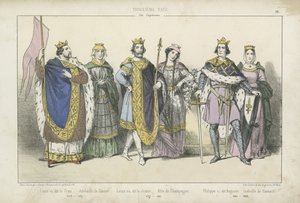 Franse koningen en koninginnen van de 12e en 13e eeuw