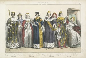 Franse koningen en koninginnen van de 13e en 14e eeuw