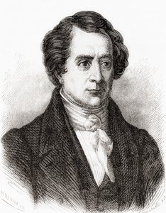 Franse wiskundige Dominique Francois Jean Arago, alias Francois Arago, uit Les Merveilles de la Science, uitgegeven 1870 door French School