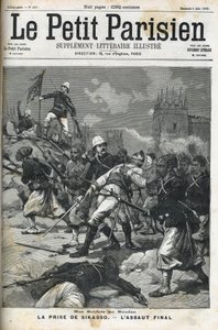 Franse soldaten in Soedan: mei 1898. Plundering van Sikasso door kolonel Audeoud (Soedan). De verovering van Sikasso. Omslag van 