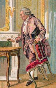 Franse schrijver Pierre Augustin Caron de Beaumarchais, ca. 1900