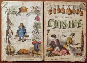 Voorkant van de Almanach de la Bonne Cuisine et de la Maitresse de Maison, 1860