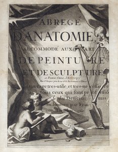 Frontispice - Abstracte Anatomie, aangepast aan de kunsten van schilderen en beeldhouwen - Abrege d