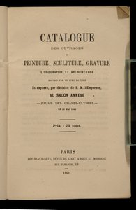 Frontispice voor de catalogus van de Salon des Refusés, 1863