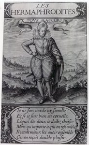 Frontispice van Les Hermaphrodites door Thomas Artus, 1605 door French School