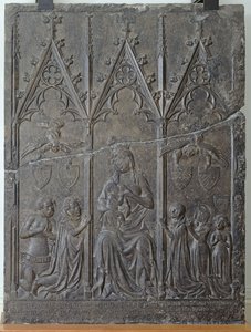 Grafstèle van de Sacquespee familie, van de St. Nicaise begraafplaats in Arras