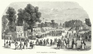 Kermis op de Carre Marigny, Champs Elysees, Parijs door French School