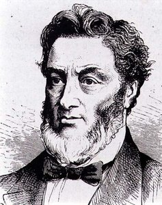 Gabriel-Claude-Jules Favre (1809-1880) Franse politicus (gravure)