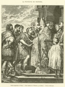 Keizerlijke galerij van Wenen, Sint Ambrosius en Theodosius