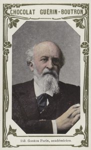 Gaston Paris, academicus door French School