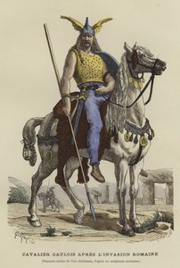 Gallische cavalerist na de Romeinse invasie