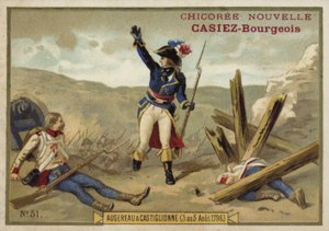 Generaal Augereau bij de Slag bij Castiglione, Italië, Franse Revolutionaire Oorlogen, 3-5 augustus 1796 door French School