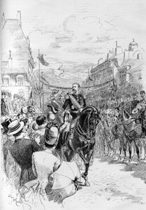 Generaal Boulanger kwam officieel Clermont-Ferrand binnen in 1887 door French School