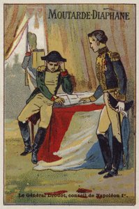 Generaal Drouot adviseert Napoleon door French School