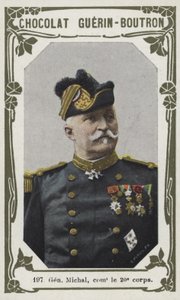 Generaal Michal, commandant van het 20e korps door French School