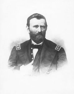 Generaal Ulysses S. Grant (gravure) door French School