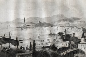 Genova - Genes - Genua - Gravure uit 