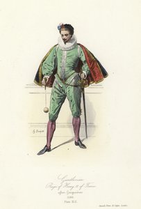 Heer uit de regeerperiode van Hendrik III van Frankrijk door French School