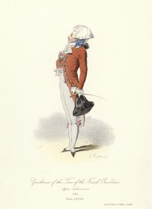 Heer uit de tijd van de Franse Revolutie door French School