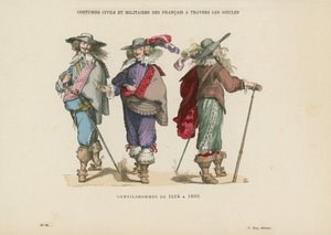 Heren van 1615-1630 door French School