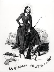 George Sand, de politieke ooievaar, uit 