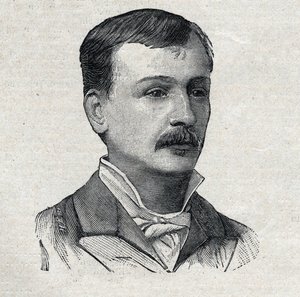 Georges Courteline, echte naam Georges Victor Marcel Moinaux (1858-1929), Franse romanschrijver en toneelschrijver, in 