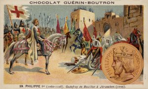 Godfried van Bouillon in Jeruzalem