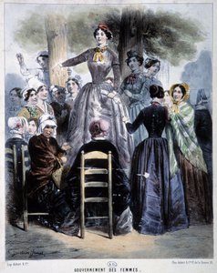 Regering van vrouwen, revolutie van 1848 door French School
