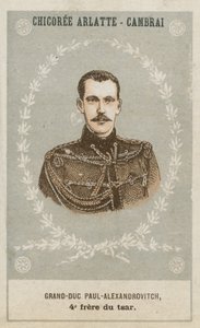 Grootvorst Paul-Alexandrovitch, vierde broer van de tsaar