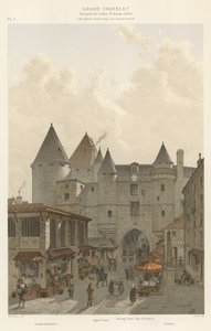 Grand Chatelet, Gezicht vanaf de Rue St Denis, 1800 door French School