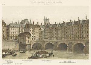 Grand Chatelet en Pont au Change, 1647-1788 door French School