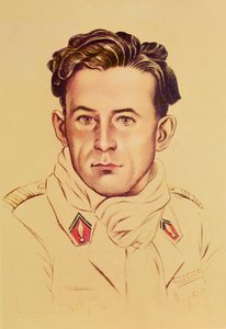 Grootvorstin Anastasia Mihailovna (1860-1922) van Rusland inspecteert een Frans regiment, omslag van Le Petit Journal, 6 oktober 1912 door French School
