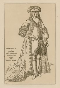 Grootmeester van de Orde van Sint-Joris van Beieren, 1729 door French School