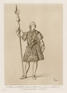 Wachter van de Poort van Koning Lodewijk XV, genaamd la manche door French School