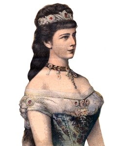 Gasten van Frankrijk: Keizerin Elisabeth (Sissi), gemalin van Frans Jozef I van Oostenrijk in 