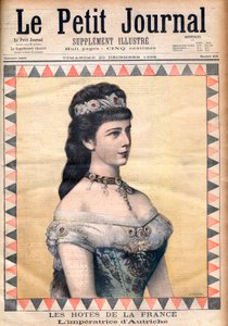 Gasten van Frankrijk: Keizerin Elisabeth (Sissi), gemalin van Frans Jozef I van Oostenrijk in 