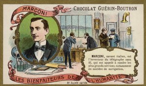 Guglielmo Marconi, Italiaanse uitvinder en radiopionier door French School