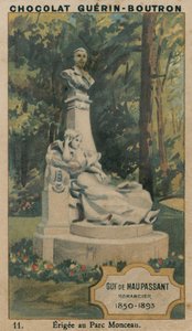 Guy de Maupassant, Romanschrijver, 1850-1893, Opgericht in Parc Monceau