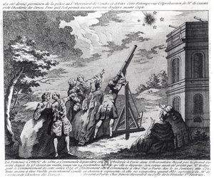 Halleys Komeet Geobserveerd in 1759 door Cassini III (1714-84) door French School