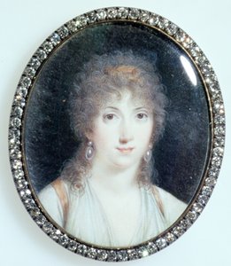 Henriette Lucy Dillon (1770-1853) Markiezin de la Tour du Pin Gouvernet, c.1802 door French School